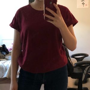Burgundy T Shirt